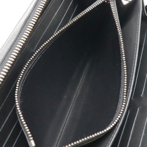 LOUIS VUITTON Damier Infini Zippy XL Second Bag Clutch Leather Onyx Black Men... - Picture 8 of 9